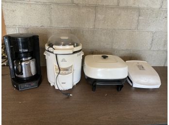 Group Of Kitchen Appliances