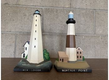 Heavy Metal Lighthouse Bookends