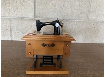 Wind Up Musical Sewing Machine