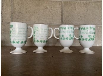 Set Of 4 Irish Coffee Mugs