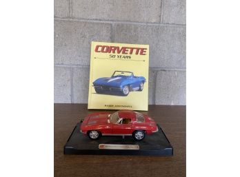 Corvette Car Model With Book