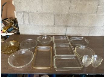 Group Of Pyrex Dishes