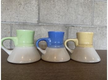 Set Of 3 Mid Century Mugs