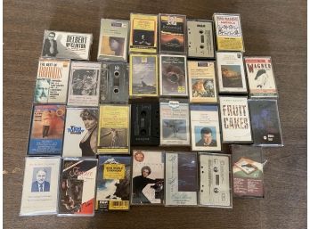 Group Of Cassette Tapes