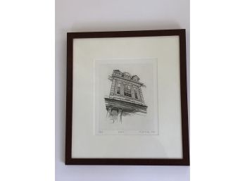 Framed And Signed Commissioned Drawing By Victor Juhasz - 'Main'