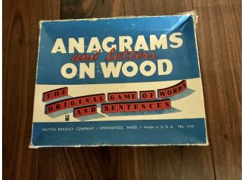 2 Vintage Games - Anagrams On Wood And Tripoley