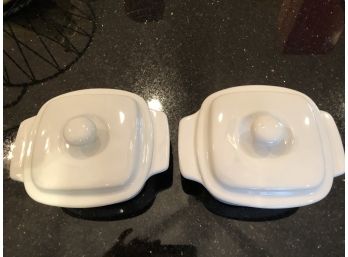 2 Chantal Casserole Dishes With Covers