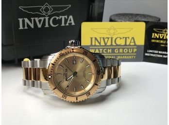 Fantastic INVICTA Automatic Watch - Beautiful Watch - Professional 100 Model - Two Tone - $895 Retail