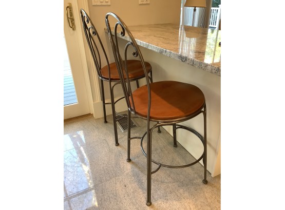 Bistro Counter Height Stools, Pair (Coordinating Table And Chairs)