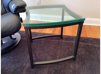 Side Table, Glass, Modern And Transitional