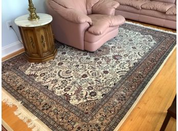 Oriental Carpet, Orig $9K Neutrals, 9' X 6', Exceptional Quality