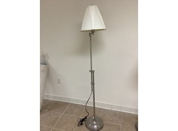 Extendable Arm And Height Chrome Lamp, 1 Of 2 Coordinating Pieces