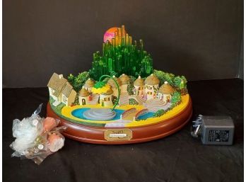 New Old Stock Hawthorne Village The Wizard Of Oz Emerald City & Munchkinland Numbered Sculpture