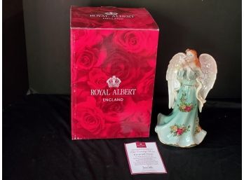 2006 HSN Royal Albert England Emerald Rose Porcelain Limited Edition Numbered Music Box With COA