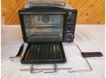 New Elite Convection And Toaster Oven With Rotisserie No Box
