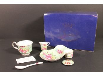 Sorelle Fine Porcelain 'Tea For Me' Mint Green Tea Set