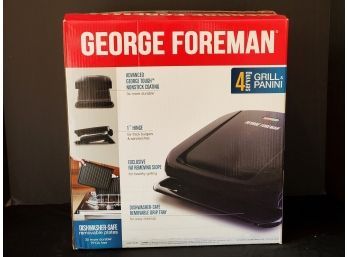 New George Foreman 4 Serving Grill & Panini Press
