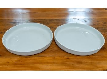 Hugo Meert For Serax Collections Drabware Thumbprint Serving Dishes - Set Of 2