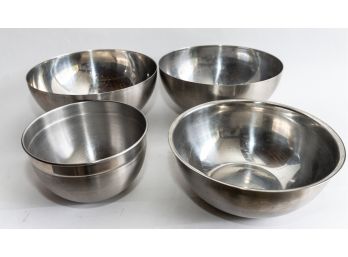 Stainless Steal Mixing Bowls - Set Of 4