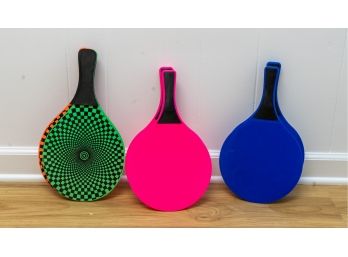 Ping Pong Paddles - 3 Pairs