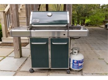 Weber Genesis Gas Grill W Side Burner And Gas Can
