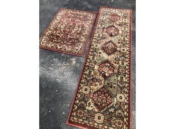 Set Of Area Rugs, Troyca, 2 Pieces