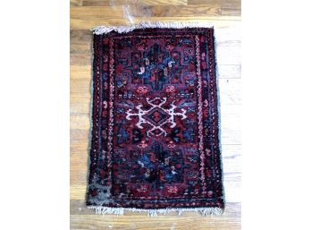 Antique Hand Woven Wool Rug