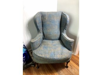 Custom 1950s G.Fox & Co. Modern Wingback Chair