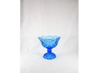 Smith Glass Blue Moon And Stars Cup