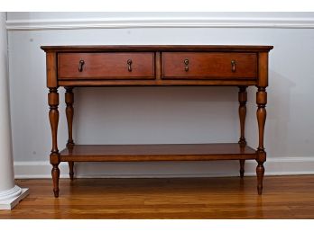 Williams Sonoma Home Two Drawer Console Table