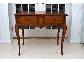 Pierre Deux Country French Two Drawer Side Table
