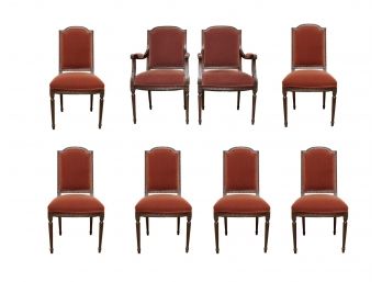 S.H. DAVIDSON Captain And Dining Chairs Set Of 8 (Retail $1728)