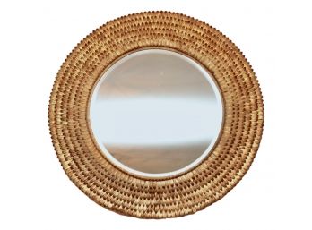 Antique Brass Gold Petal Sunburst Wall Mirror (Retail $1050)