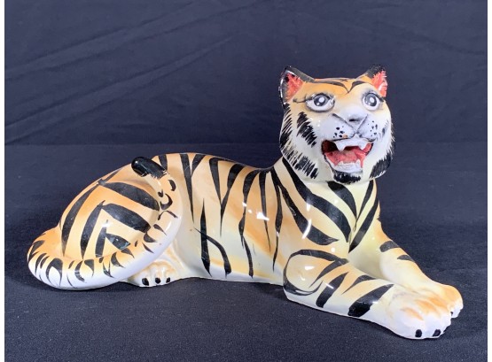 Vintage Tiger Statue Made In Japan