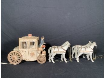 Vintage Lenwile Ardalt Horses And Carriage