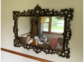Beautiful Large Bronze Tone Mirror
