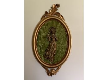Two Pieces Of Vintage Figural Wall Art By Empire Art