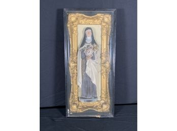 Vintage St Theresa In A Case