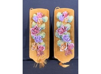Vintage Porcelain Flowers Made In Italy