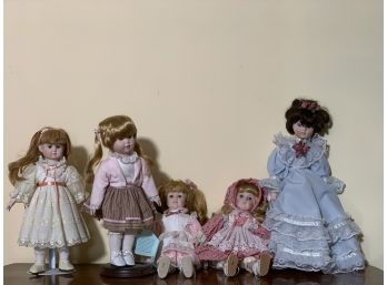 Lot Of 5 Dynasty Dolls