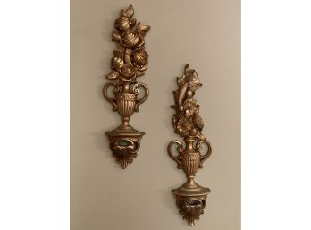 Two Piece Syroco Wall Pieces