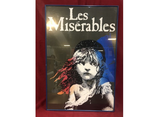 Framed Les Miserables Poster