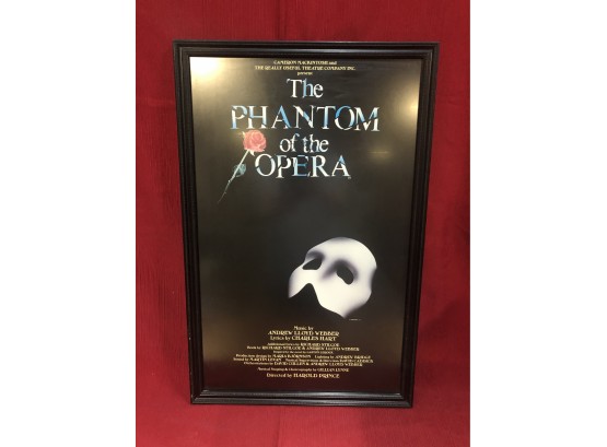 Professionally Framed Phantom Of The Opera Picture