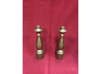 Solid Brass Weighted Candlesticks