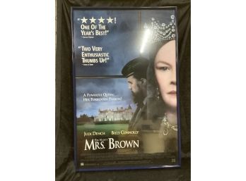 Vintage Professionally Framed Her Majesty Mrs Brown Picture