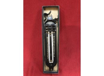 Antique Black 11 Hot/cold Themometer By Weksler