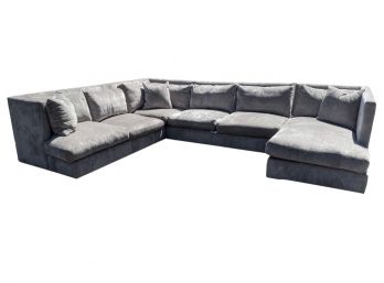 Extra Large Lillian August Couture Down Filled Sectional Sofa - Pickup By Appointment