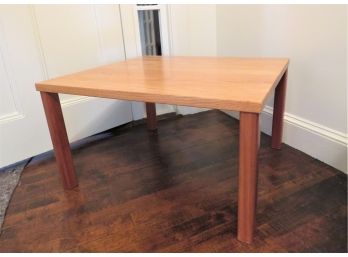 Modern Two Tone Wood Low Table