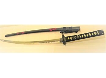 Vintage Japanese Katana Samurai Sword With Scabbard