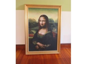Large Framed Original Art 'mona Lisa'